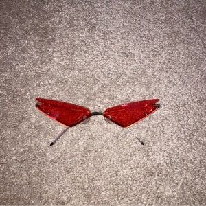 Pink Geometric 80s Inspired Statement Sunglasses